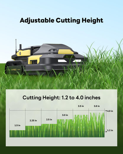YARBO Robot Lawn Mower with Modular Design for Large Yards Up to 6 Acres