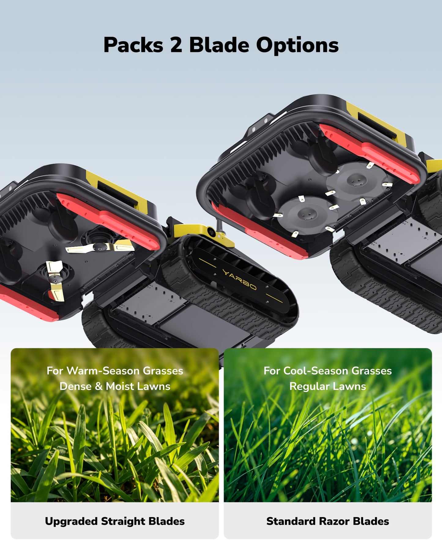 YARBO Upgraded Robot Lawn Mower Pro with Modular Design for Large Yards